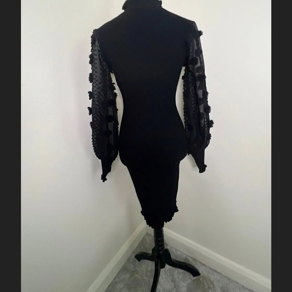 Almost Famous Black Long Sleeve Dress